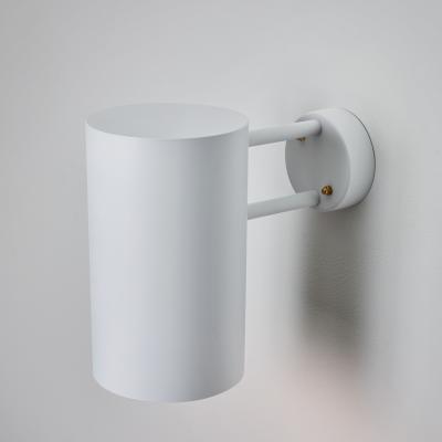 Hans Agne Jakobsson Large Hans Agne Jakobsson C 627 Rulle Outdoor Sconce in White