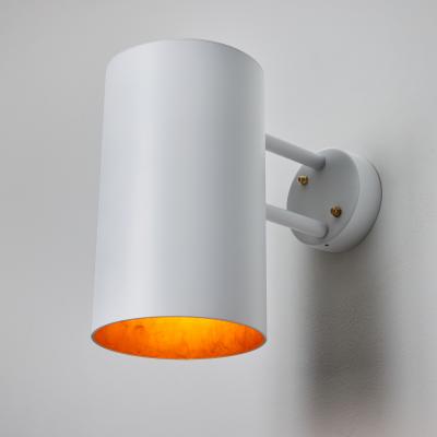 Hans Agne Jakobsson Large Hans Agne Jakobsson C 627 Rulle Outdoor Sconce in White
