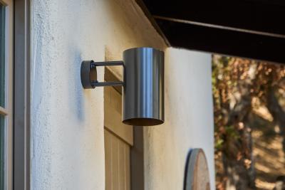 Hans Agne Jakobsson Large Hans Agne Jakobsson C627 Rulle Outdoor Sconce in Painted Bronze