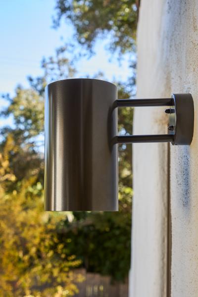 Hans Agne Jakobsson Large Hans Agne Jakobsson C627 Rulle Outdoor Sconce in Painted Bronze