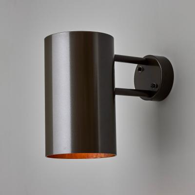 Hans Agne Jakobsson Large Hans Agne Jakobsson C627 Rulle Outdoor Sconce in Painted Bronze