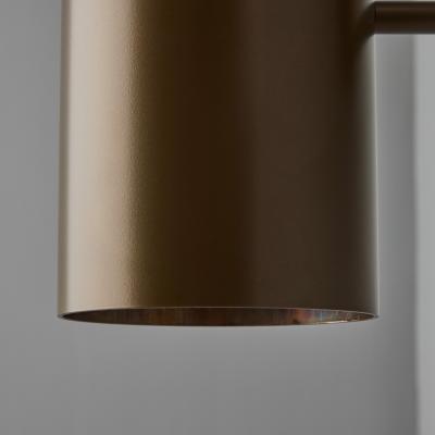 Hans Agne Jakobsson Large Hans Agne Jakobsson C627 Rulle Outdoor Sconce in Painted Brown