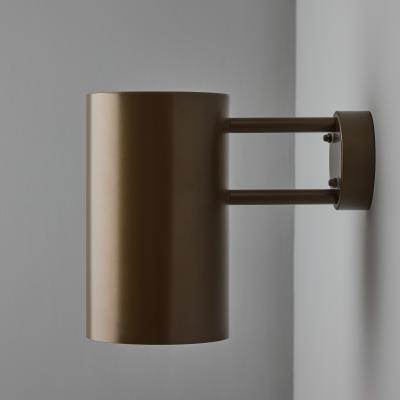 Hans Agne Jakobsson Large Hans Agne Jakobsson C627 Rulle Outdoor Sconce in Painted Brown