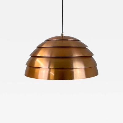 Hans Agne Jakobsson Midcentury Hans Agne Jakobsson T325 450 Copper Ceiling Lamp Sweden 1960s