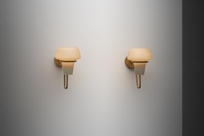 Hans Agne Jakobsson Pair of Brass Wall Lights by Hans Agne Jakobsson Sweden 2nd half of the 20th C