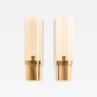 Hans Agne Jakobsson Pair of Candlesticks Model L 40 by Hans Agne Jakobsson 1960s