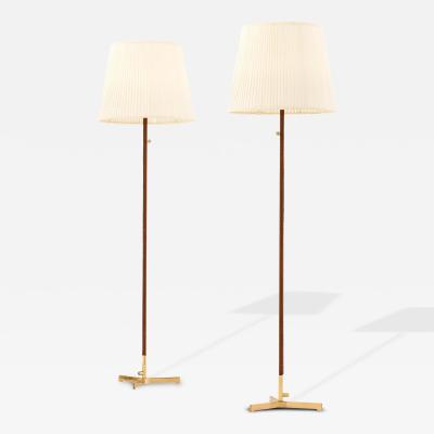 Hans Agne Jakobsson Pair of Floor Lamps Model G 93 by Hans Agne Jakobsson 1960s