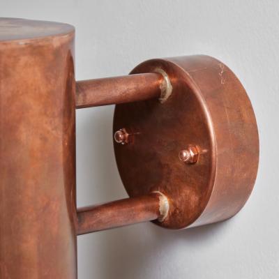 Hans Agne Jakobsson Pair of Hans Agne Jakobsson C 627 110 Rulle Copper Outdoor Sconces