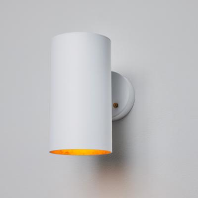 Hans Agne Jakobsson Pair of Hans Agne Jakobsson C627 110 Rulle Outdoor Sconces in White