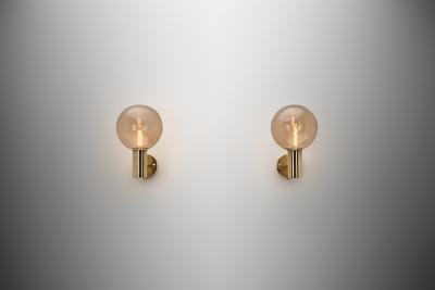 Hans Agne Jakobsson Pair of Hans Agne Jakobsson Model V 149 Wall Lamps Sweden 1960s