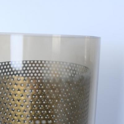 Hans Agne Jakobsson Pair of Hans Agne Jakobsson Scones Model V147 in Glass Brass 1960s