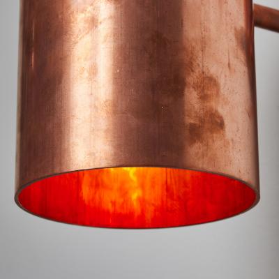 Hans Agne Jakobsson Pair of Large Hans Agne Jakobsson C 627 Rulle Copper Outdoor Sconces