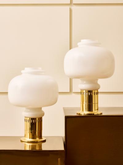 Hans Agne Jakobsson Pair of Oplight Model 20162 Table Lamps by Hans Agne Jakobsson