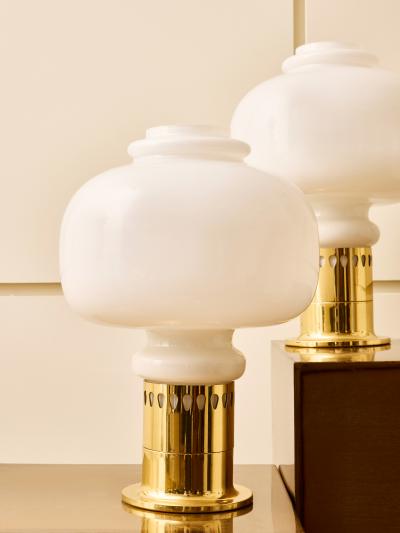 Hans Agne Jakobsson Pair of Oplight Model 20162 Table Lamps by Hans Agne Jakobsson