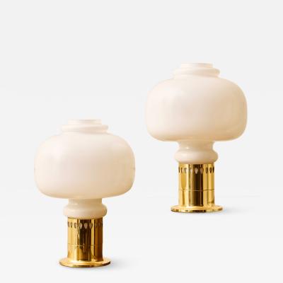 Hans Agne Jakobsson Pair of Oplight Model 20162 Table Lamps by Hans Agne Jakobsson
