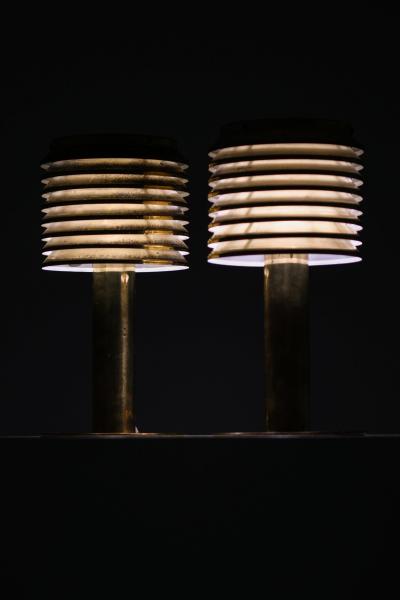 Hans Agne Jakobsson Pair of Rare Table Lamps Model B 142 by Hans Agne Jakobsson 1950s