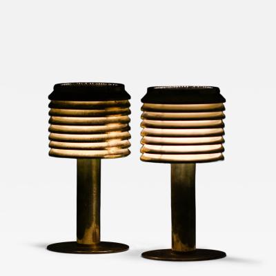 Hans Agne Jakobsson Pair of Rare Table Lamps Model B 142 by Hans Agne Jakobsson 1950s