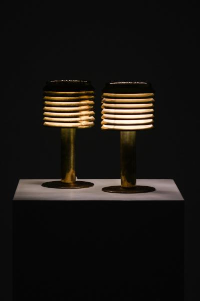 Hans Agne Jakobsson Pair of Rare Table Lamps Model B 142 by Hans Agne Jakobsson 1950s
