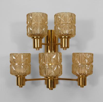 Hans Agne Jakobsson Pair of Swedish 1950s Wall Sconces