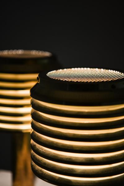 Hans Agne Jakobsson Pair of Table Lamps in Brass by Hans Agne Jakobsson 1950s