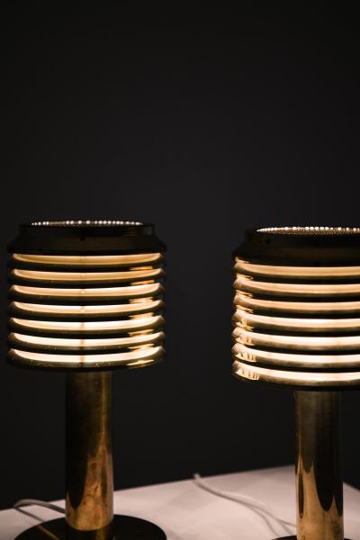 Hans Agne Jakobsson Pair of Table Lamps in Brass by Hans Agne Jakobsson 1950s