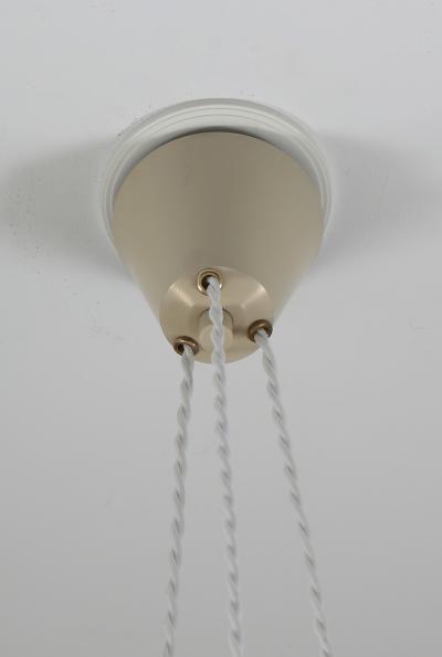 Hans Agne Jakobsson Scandinavian Midcentury Pendant T272 in Opaline Glass by Hans Agne Jakobsson