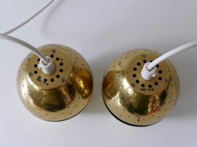 Hans Agne Jakobsson Set of Two Egg Pendant Lamps by Hans Agne Jakobsson for AB Markaryd Sweden