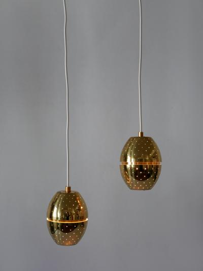 Hans Agne Jakobsson Set of Two Egg Pendant Lamps by Hans Agne Jakobsson for AB Markaryd Sweden