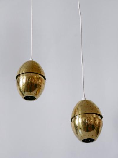 Hans Agne Jakobsson Set of Two Egg Pendant Lamps by Hans Agne Jakobsson for AB Markaryd Sweden