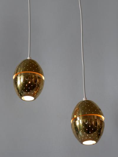 Hans Agne Jakobsson Set of Two Egg Pendant Lamps by Hans Agne Jakobsson for AB Markaryd Sweden
