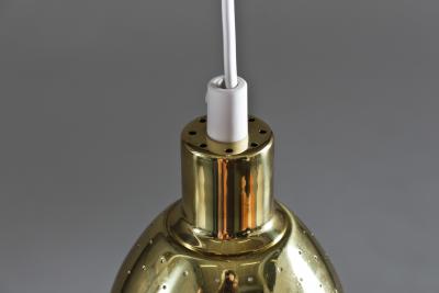 Hans Agne Jakobsson Small Pendants Flora in Perforated Brass by Hans Agne Jakobsson