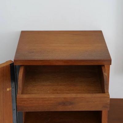 Hans Agne Jakobsson Swedish Hallway Shelf and Mirror in Teak by Hans Agne Jakobsson