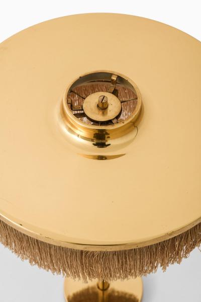 Hans Agne Jakobsson Table Lamp in Brass and Silk Fringes by Hans Agne Jakobsson 1950s