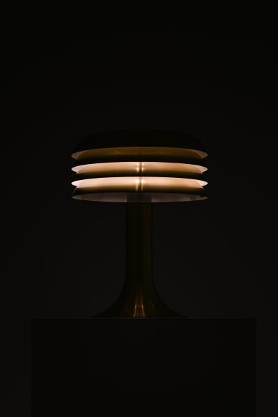 Hans Agne Jakobsson Table Lamp in Brass by Hans Agne Jakobsson 1950s