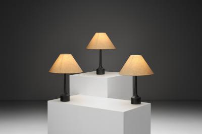 Hans Agne Jakobsson Three Hans Agne Jakobsson Table Lamps for Markaryd Sweden Mid 20th Century