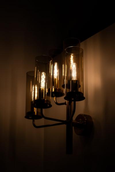 Hans Agne Jakobsson Wall Lamps Model V 169 5 Produced by Hans Agne Jakobsson AB