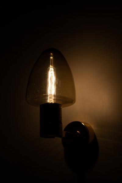 Hans Agne Jakobsson Wall Lamps Model V 220 Produced by Hans Agne Jakobsson AB