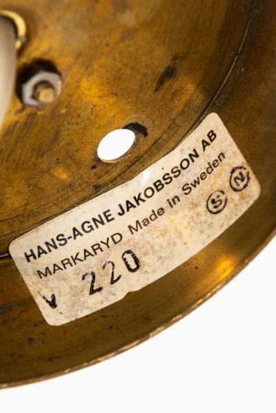 Hans Agne Jakobsson Wall Lamps Model V 220 Produced by Hans Agne Jakobsson AB