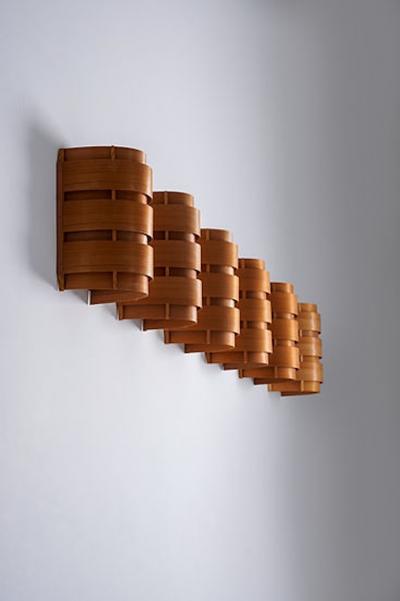 Hans Agne Jakobsson Wall lights model V155 by Hans Agne Jakobsson Sweden 1970s