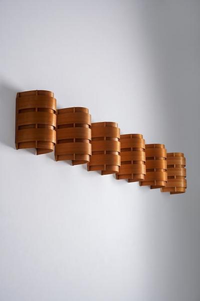 Hans Agne Jakobsson Wall lights model V155 by Hans Agne Jakobsson Sweden 1970s
