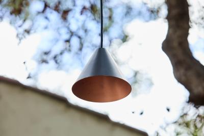 Hans Agnes Jokobsson Hans Agne Jakobsson Dark Brown Patinated Mini Tratten Outdoor Pendant