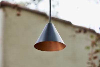 Hans Agnes Jokobsson Hans Agne Jakobsson Dark Brown Patinated Mini Tratten Outdoor Pendant