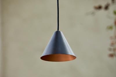 Hans Agnes Jokobsson Hans Agne Jakobsson Dark Brown Patinated Mini Tratten Outdoor Pendant