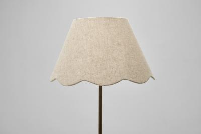 Hans Agnes Jokobsson Hans Agne Jakobsson Model G93 Brass Floor Lamp Sweden 1950s