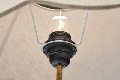 Hans Agnes Jokobsson Hans Agne Jakobsson Model G93 Brass Floor Lamp Sweden 1950s