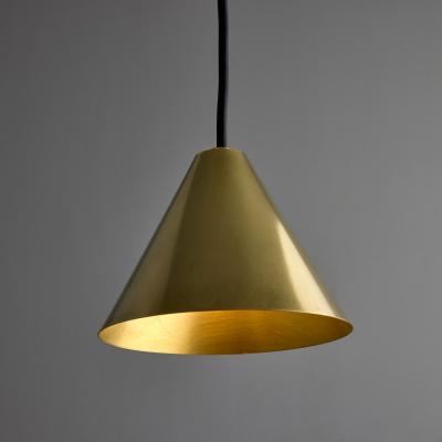 Hans Agnes Jokobsson Hans Agne Jakobsson Polished Brass Mini Tratten Outdoor Pendant