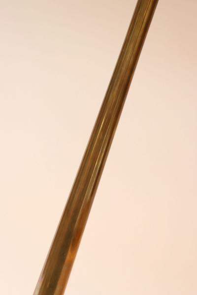 Hans Agnes Jokobsson Tall Swedish Modern Brass Table Lamp Model B66 by Hans Agne Jakobsson