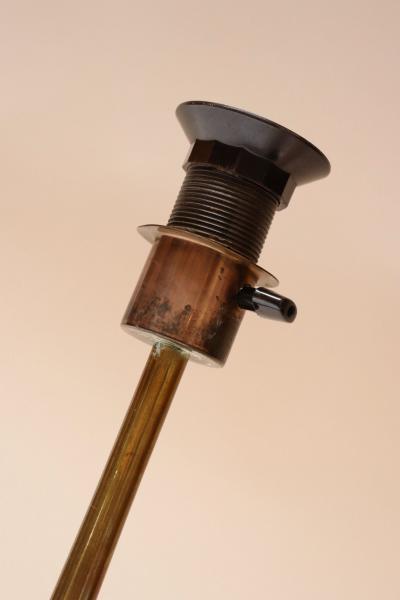 Hans Agnes Jokobsson Tall Swedish Modern Brass Table Lamp Model B66 by Hans Agne Jakobsson