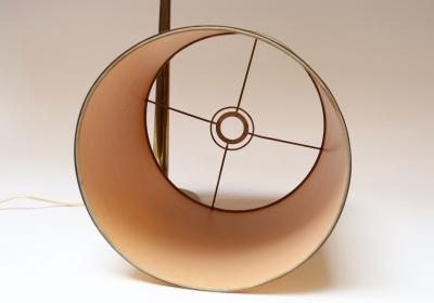 Hans Agnes Jokobsson Tall Swedish Modern Brass Table Lamp Model B66 by Hans Agne Jakobsson
