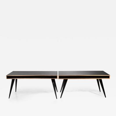 Hans Bellmann Rare pair Hans Bellmann desks in black